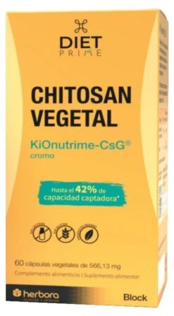 Chitosan Vegetal - Diet Prime · Herbora · 60 Cápsulas