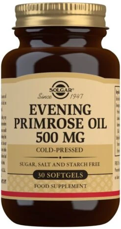 Aceite De Prímula De Rosa 500 Mg · Solgar · 30 Perlas