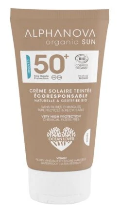 Protector Solar Facial BIO SPF50+ Color · Alphanova · 50 Ml
