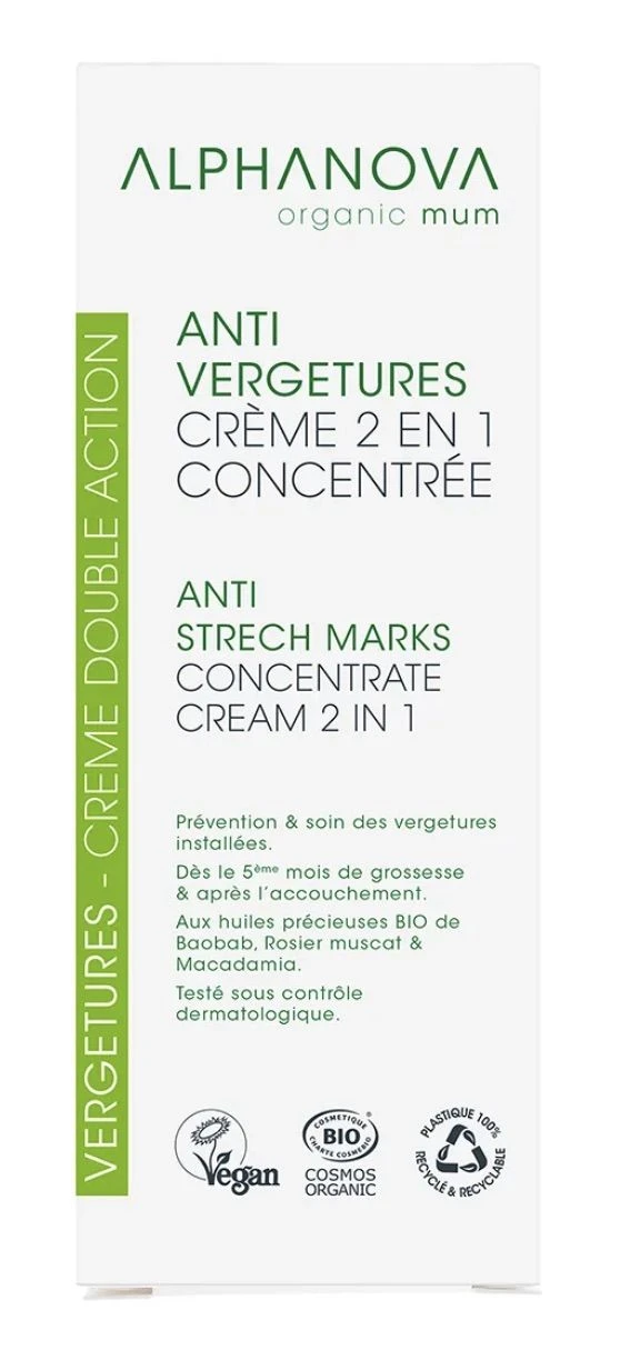Crema Doble Acción BIO Anti-Estrías · Alphanova · 150 Ml