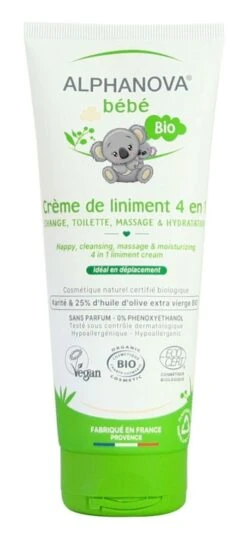 Crema De Linimento Bebé BIO 4 En 1 · Alphanova · 200 Ml