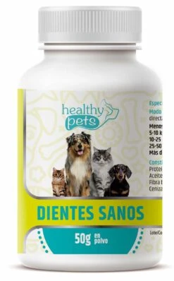 Dientes Sanos · Healthy Pets · 50 Gramos