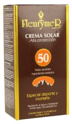 Crema Solar Facial SPF50 - Deporte Y Montaña · Fleurymer · 80 Ml