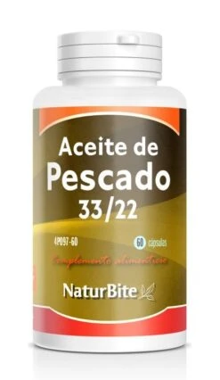 Aceite De Pescado 33/22 · NaturBite · 60 Cápsulas