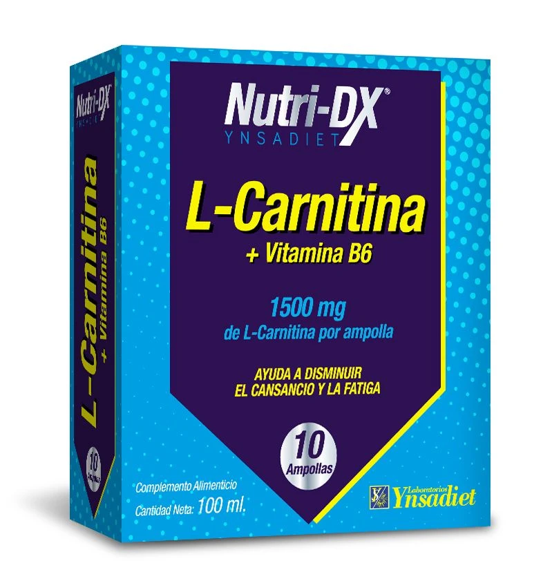 L-Carnitina · Nutri-DX · 10 Ampollas