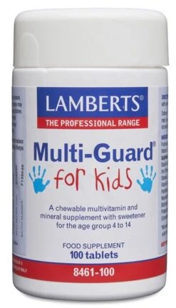 Multiguard For Kids · Lamberts · 100 Comprimidos