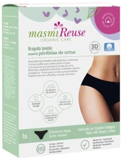 Braguita Lavable Para Pequeñas Pérdidas De Orina - Cintura Baja · Masmi · Talla L