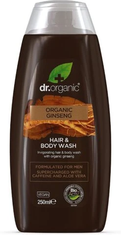 Dr Organic Gel De Ducha Cuerpo Y Cabello De Ginseng Orgánico · Dr. Organic · 250 Ml