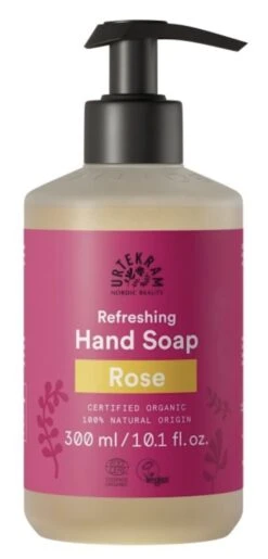 Jabón De Manos Líquido De Rosas · Urtekram · 300 Ml