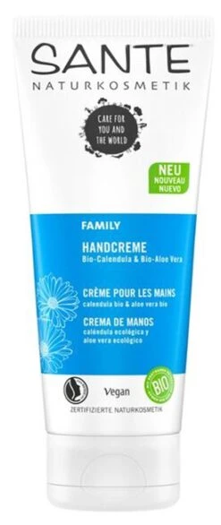 Crema Manos Family De Caléndula & Aloe Vera Bio · Sante · 100 Ml