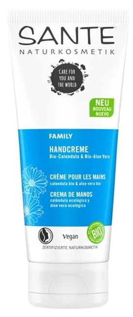 Crema Manos Family De Caléndula & Aloe Vera Bio · Sante · 100 Ml
