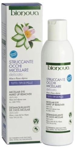 Agua Micelar Desmaquillante De Ojos · Bionova · 200 Ml