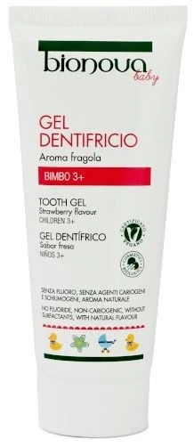 Gel Dentífrico Para Niños Sabor Fresa · Bionova · 75 Ml