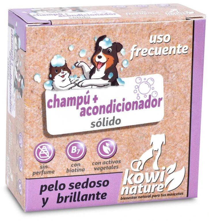 Champú + Acondicionador Sólido · Kowi Nature · 70 Gramos