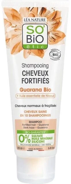Champú Cabello Fuerte Guaraná · So’Bio Etic · 250 Ml