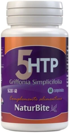 5-HTP 100 Mg · NaturBite · 60 Comprimidos