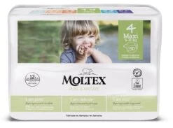 Pañales Pure & Nature Talla 4 Maxi · Moltex · 50 Unidades
