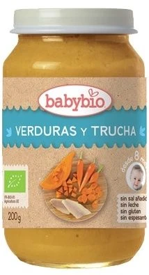 Tarrito De Verduras Y Trucha · Babybio · 200 Gramos