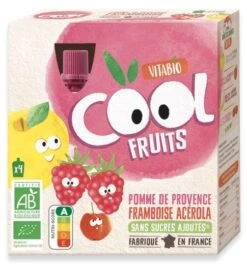 Pack Smoothies De Manzana, Frambuesa Y Acerola · Vitabio · 4x90 Gramos