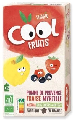 Pack Smoothies De Manzana, Fresa, Arándano Y Acerola · Vitabio · 12x90 Gramos