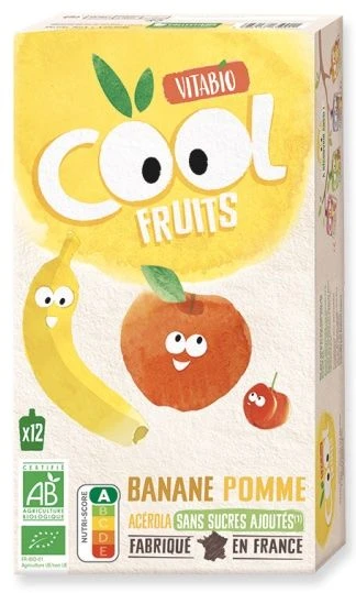 Pack Smoothies De Plátano, Manzana Y Acerola · Vitabio · 12x90 Gramos