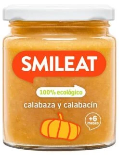Tarrito De Calabaza Y Calabacín · Smileat · 230 Gramos