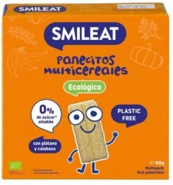 Panecitos Multicereales Ecológicos · Smileat · 60 Gramos