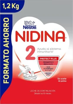 Nidina 2 Leche En Polvo De Continuación · Nestlé · 1.200 Gramos