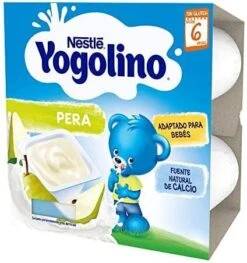 Yogolino Yogurt De Pera · Nestlé · 4x100 Gramos [Caducidad 05/2025]