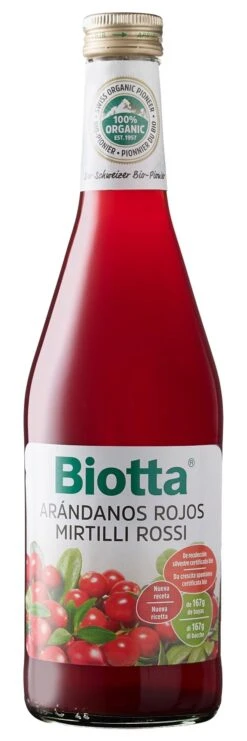 Jugo De Arándanos Rojos · Biotta · 500 Ml