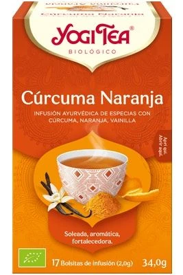 Cúrcuma Naranja · Yogi Tea · 17 Filtros