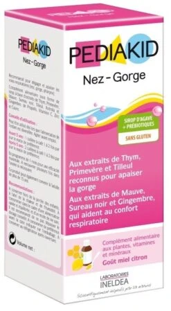 Jarabe Infantil Nariz Y Garganta · Pediakid · 125 Ml