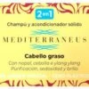 Champú & Acondicionador Sólido - Cabello Graso · Mediterraneus · 55 Gramos