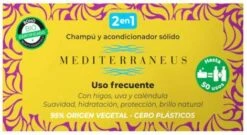 Champú & Acondicionador Sólido - Uso Frecuente · Mediterraneus · 55 Gramos