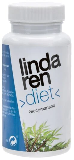 Glucomanano - Lindaren Diet · Artesanía Agrícola · 60 Cápsulas