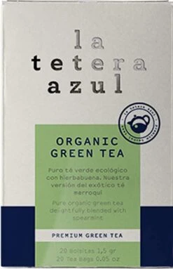 Té Verde Orgánico · La Tetera Azul · 20 Filtros