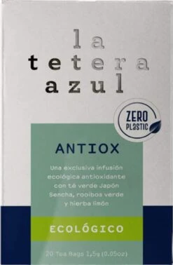 Organic Antiox · La Tetera Azul · 20 Filtros