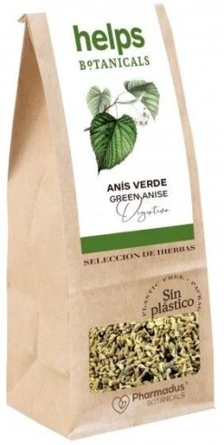 Anís Verde En Bolsa · Helps Botanicals · 80 Gramos