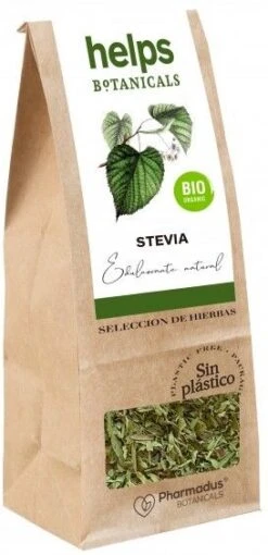 Stevia Eco En Bolsa · Helps Botanicals · 50 Gramos
