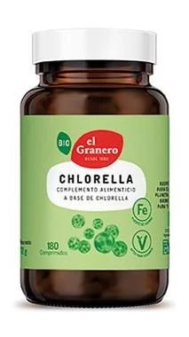 Chlorella BIO · El Granero Integral · 180 Comprimidos