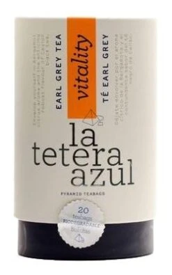 Earl Grey (Té Negro) Premium · La Tetera Azul · 20 Pirámides