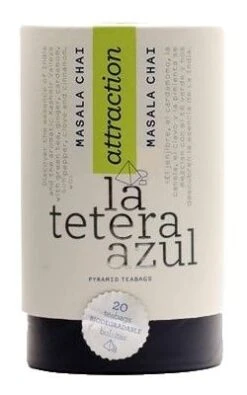 Masala Chai Premium · La Tetera Azul · 20 Pirámides