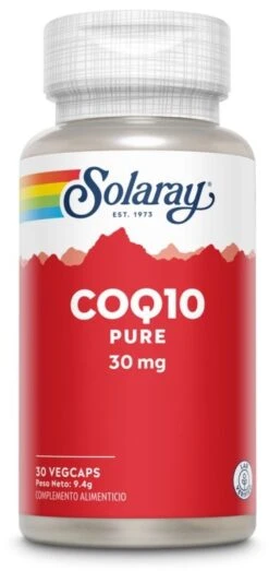 Pure CoQ-10 30 Mg · Solaray · 30 Cápsulas