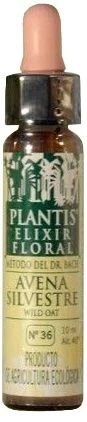 Elixir Floral Avena Silvestre (Wild Oat) Nº 36 · Plantis · 10 Ml