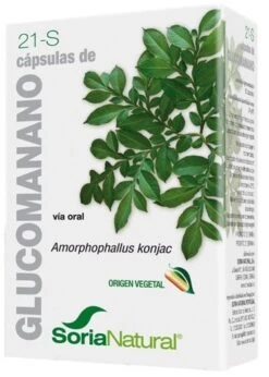 21-S Glucomanano · Soria Natural · 60 Cápsulas