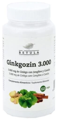 Ginkgozin 3.000 · Betula · 60 Cápsulas