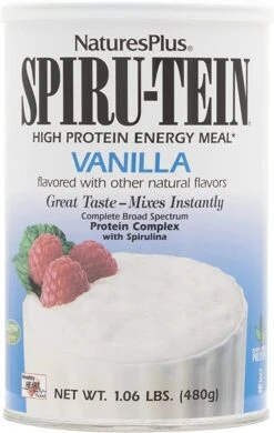 Spiru-Tein Vainilla · Nature's Plus · 480 Gramos