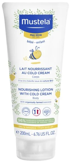 Leche Nutritiva Al Cold Cream Y Cera De Abeja Bio · Mustela · 200 Ml