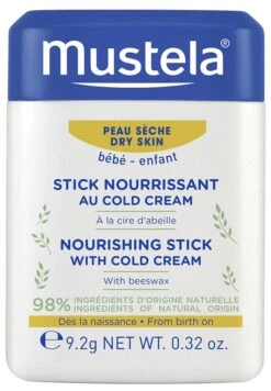 Stick Nutritivo Al Cold Cream Y Cera De Abeja · Mustela · 9,2 Gramos