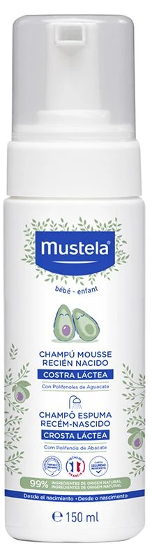 Champú Mousse Recién Nacido · Mustela · 150 Ml